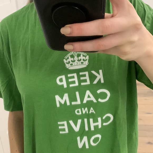 Keep calm and chive on st Patrick’s day shirt - Picture 2 of 3